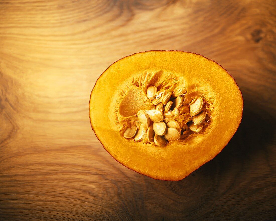 Hokkaido squash, cross-section