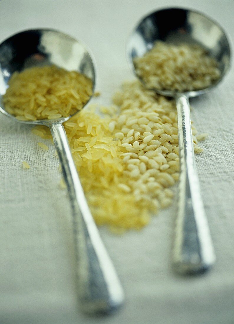 Long- and short-grain rice