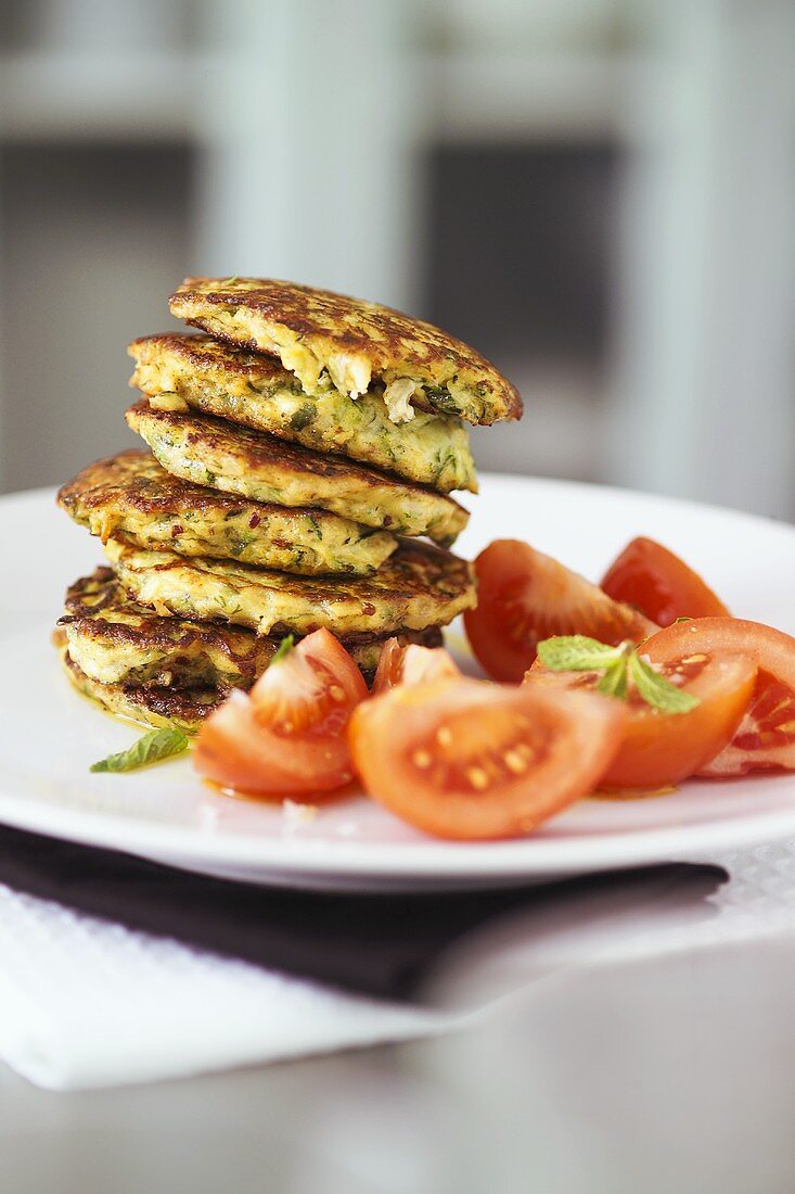 Courgette cakes