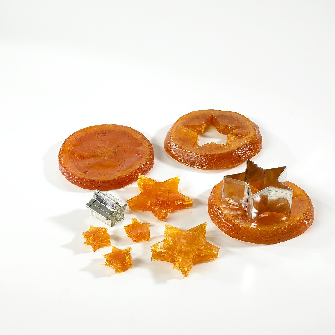 Candied orange stars