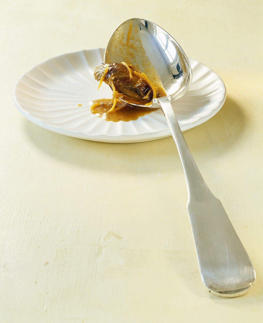 Goulash on a spoon