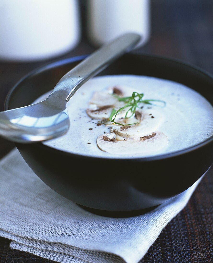 Creamed mushroom soup