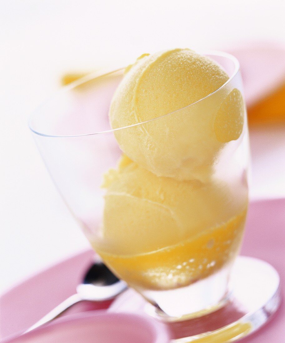 Lemon sorbet