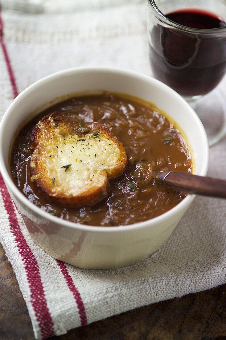 Französische Zwiebelsuppe