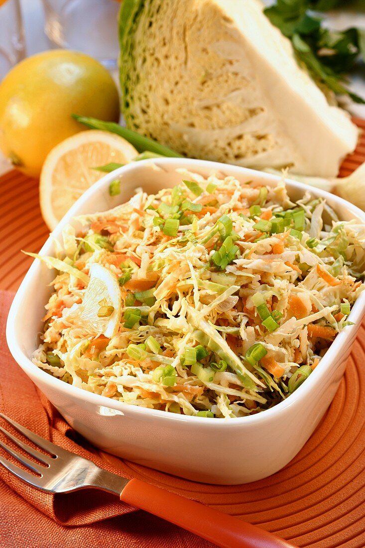 White cabbage salad