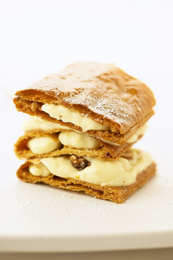 Mille feuille mit Vanillecreme