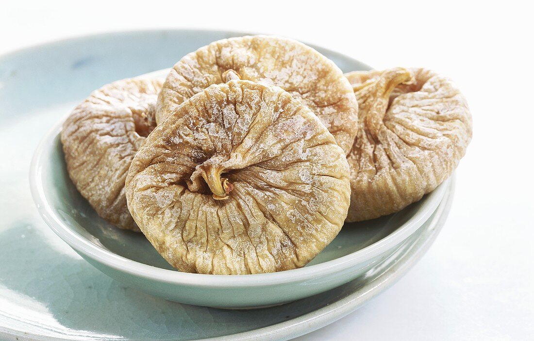Plate of dried figs