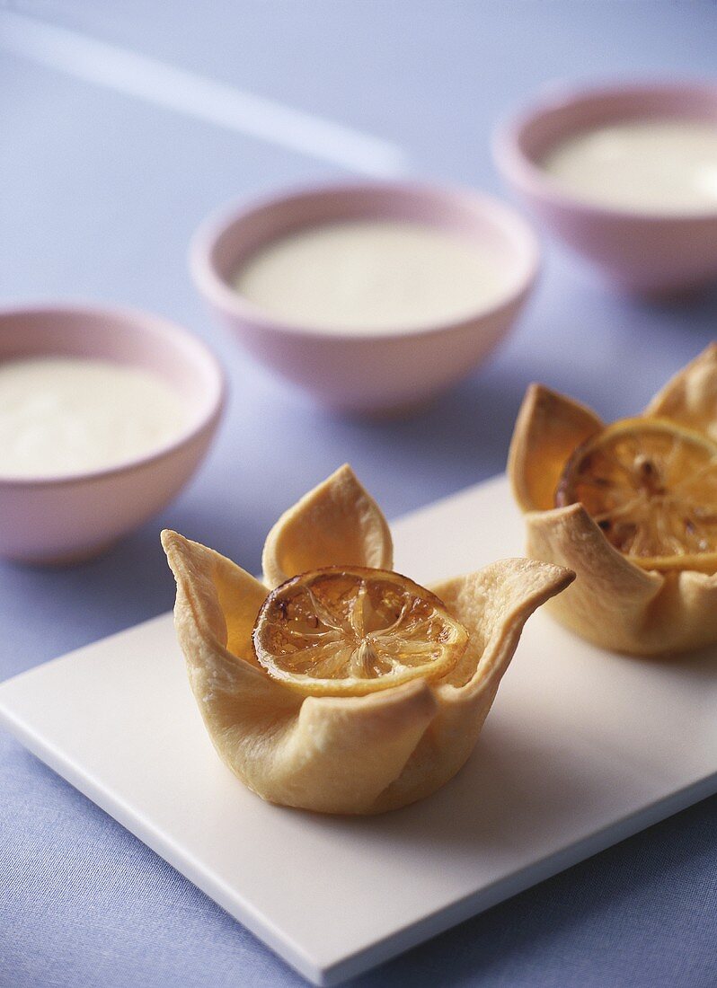 Lemon ricotta tarts