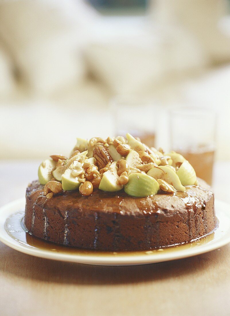 Fig and nut cake