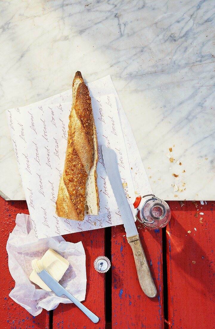 Baguette and butter