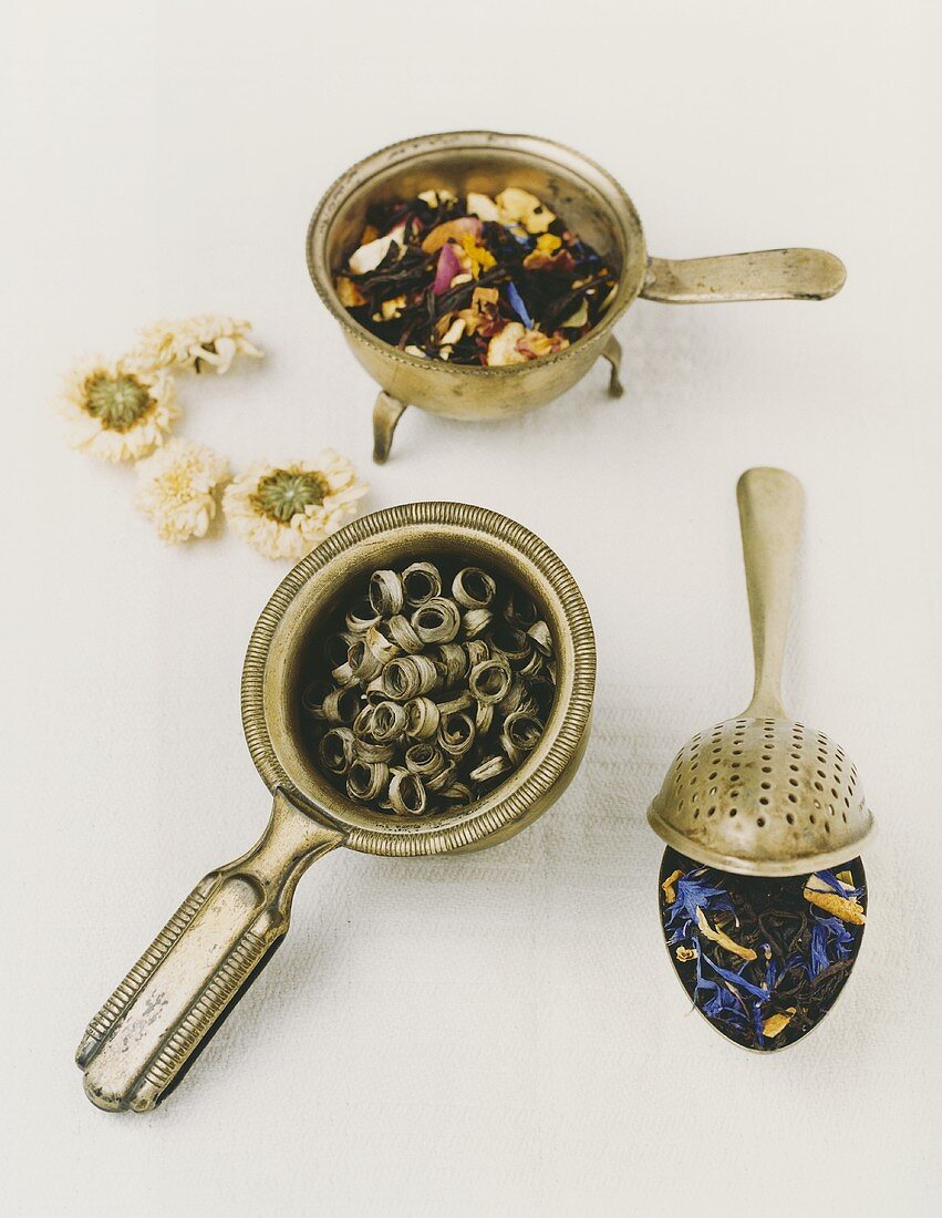 Various types of tea