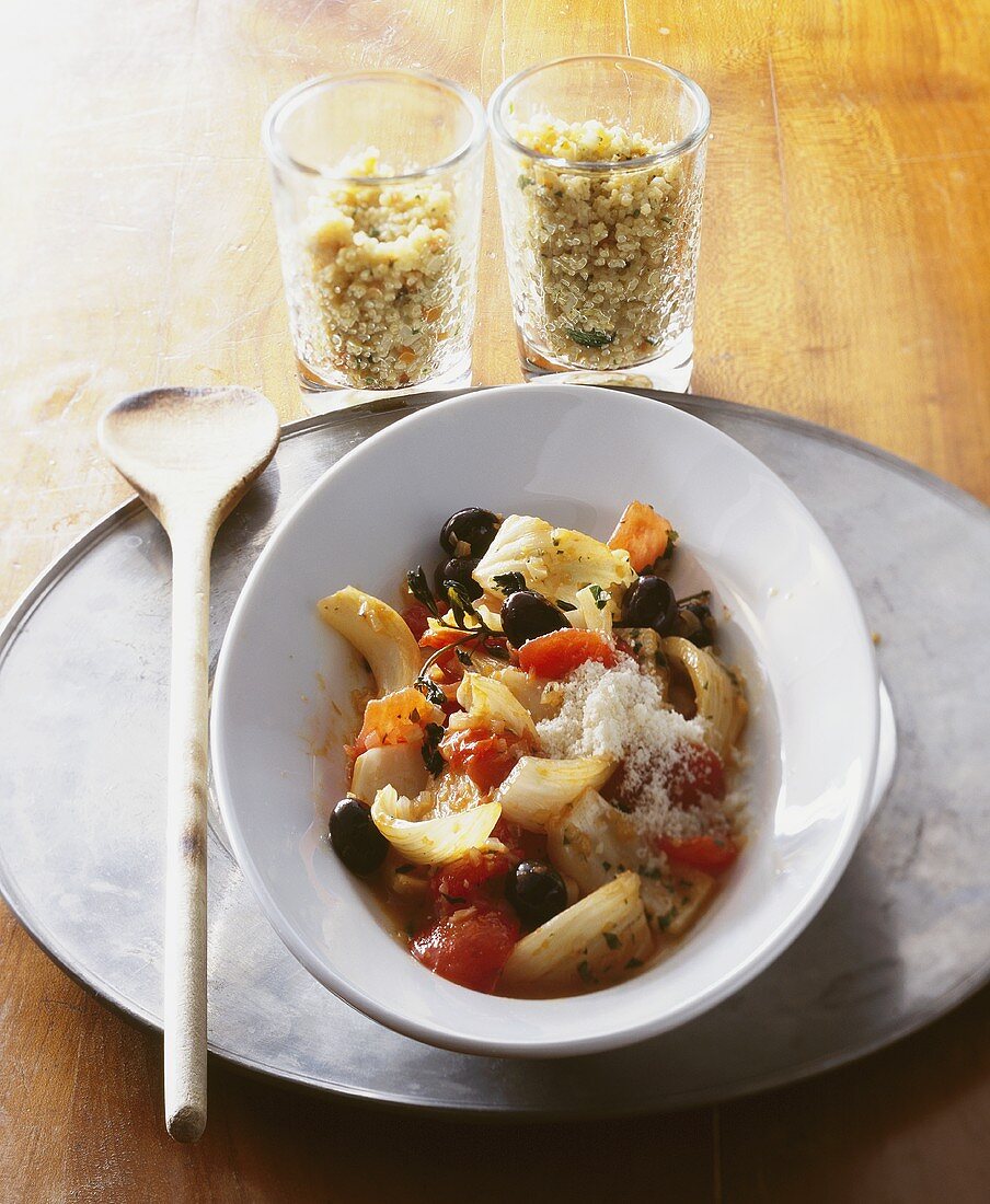 Fenchel-Tomaten-Gemüse