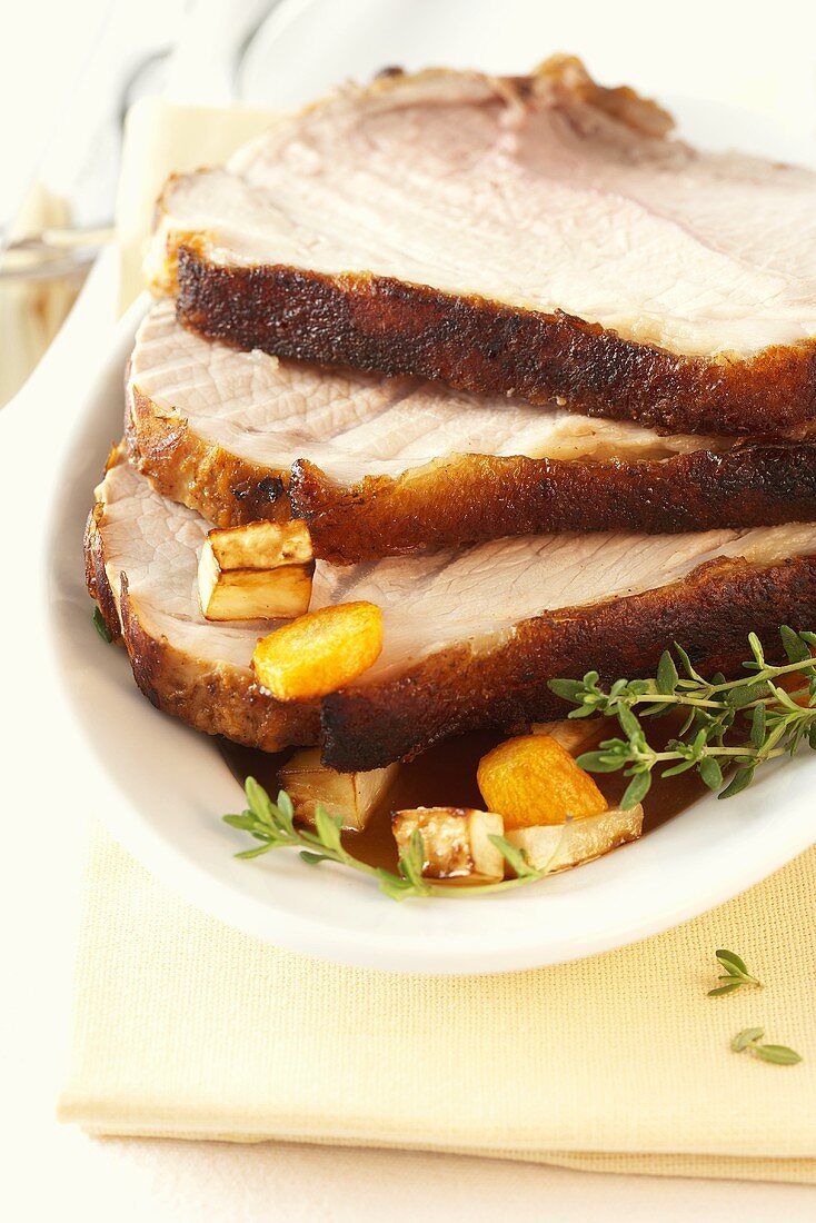 Roast pork