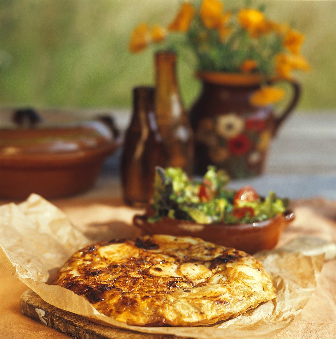 Tortilla de patata (Kartoffelomelett, Spanien)