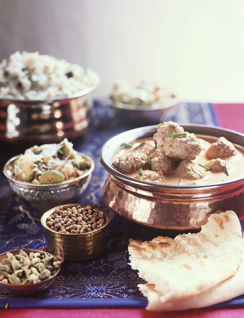 Curry Vindaloo (scharf zubereitetes Schweinefleisch, Indien)