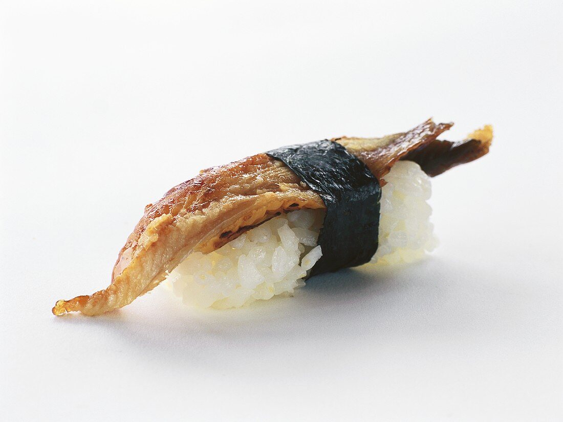 Anago sushi (sushi with sea eel)