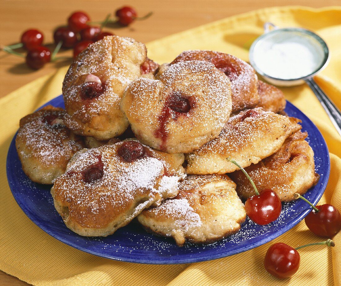 Cherry doughnuts (Poland)