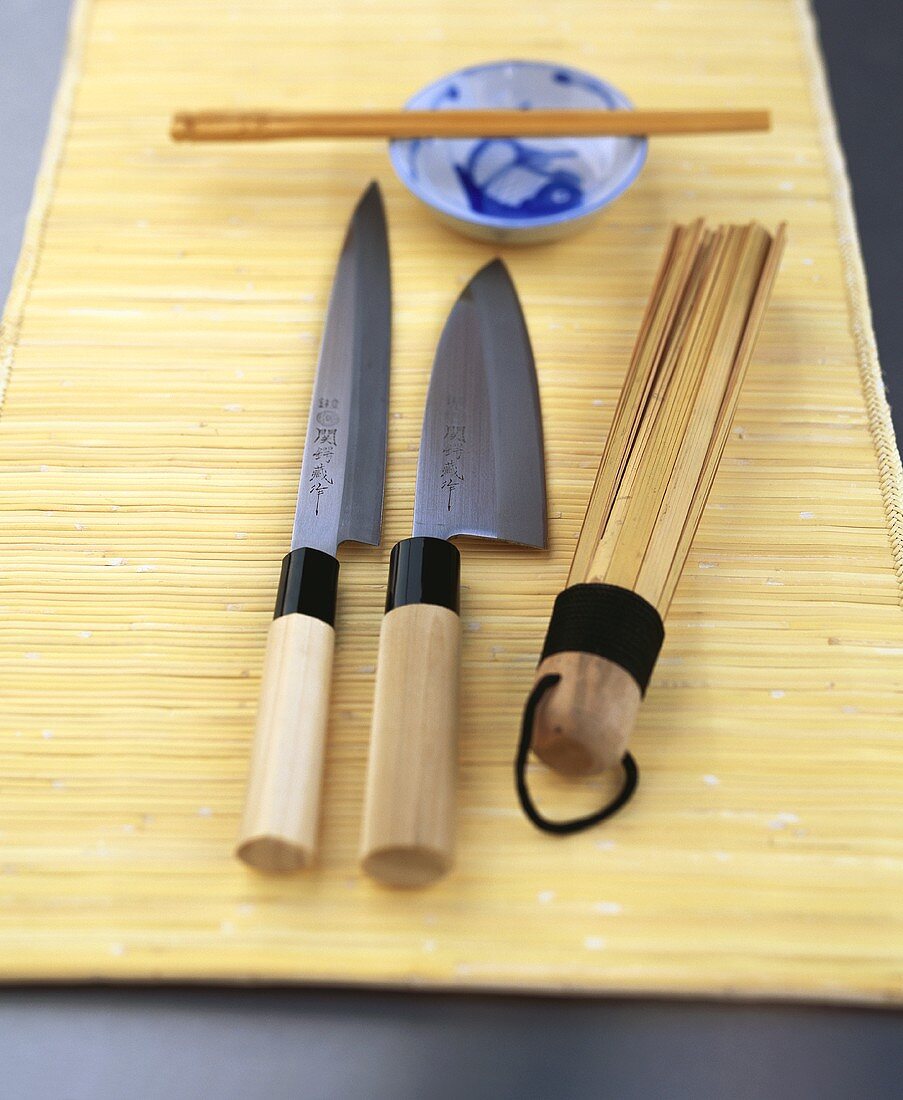 Asian cooking utensils