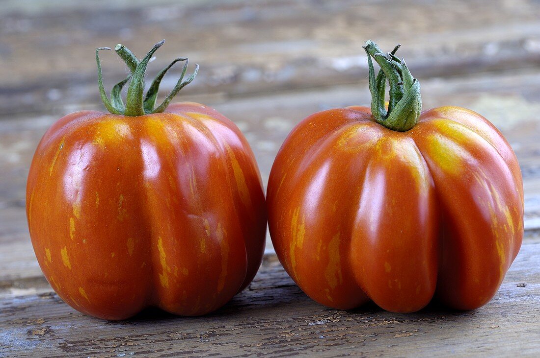 Tomatoes, variety 'Lange grosse Kubanische'