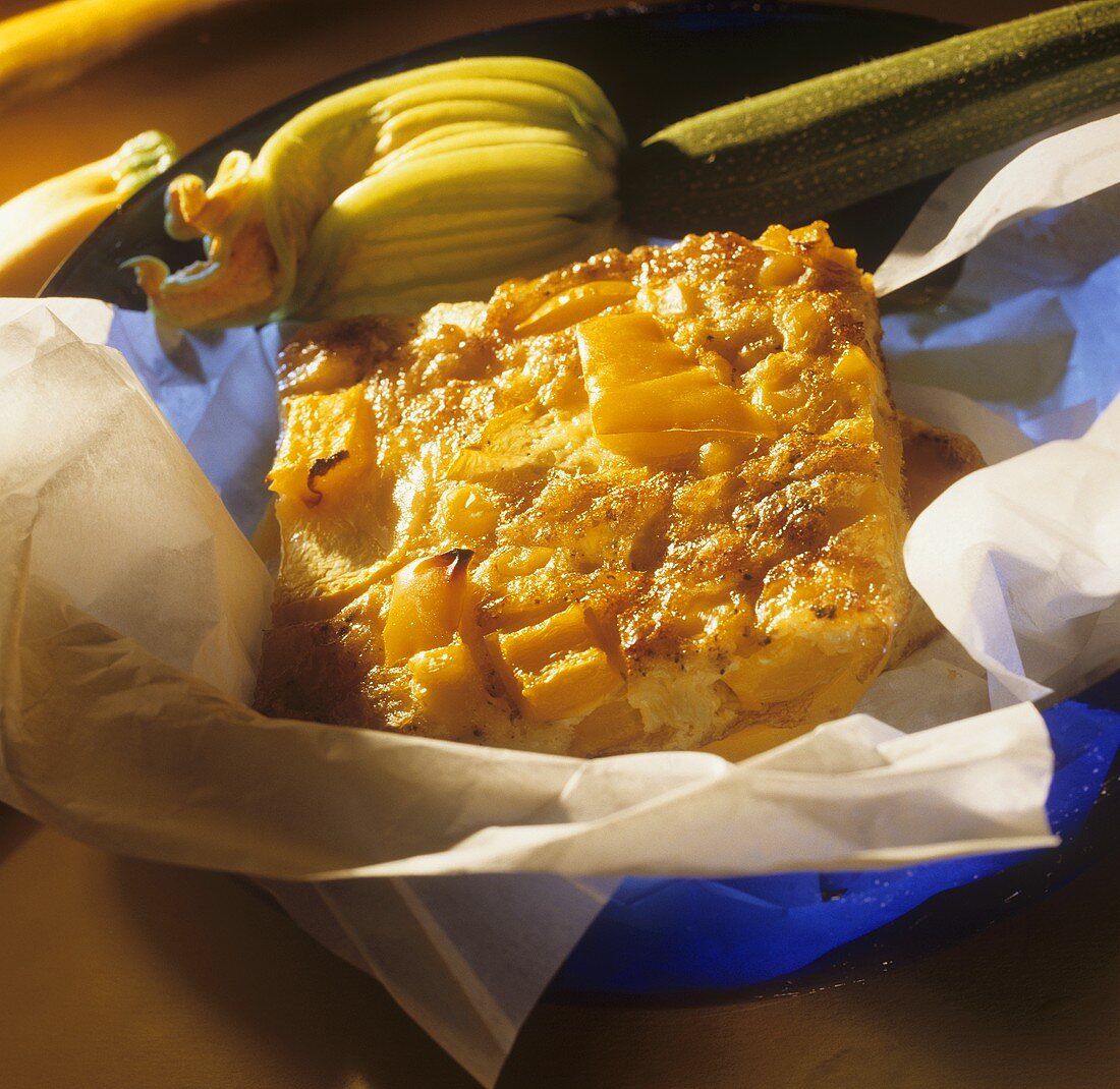 Gelbe Gemüse-Tortilla