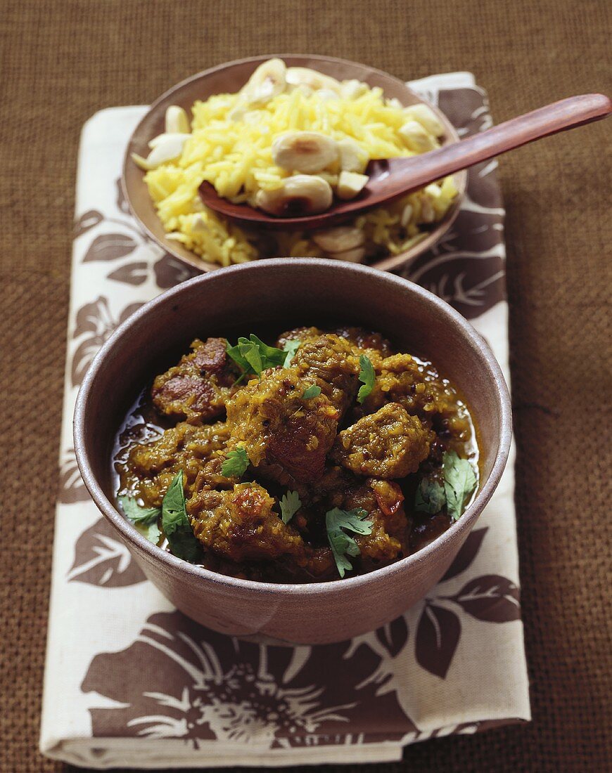 Lamb Vindaloo (Spicy lamb curry, India)