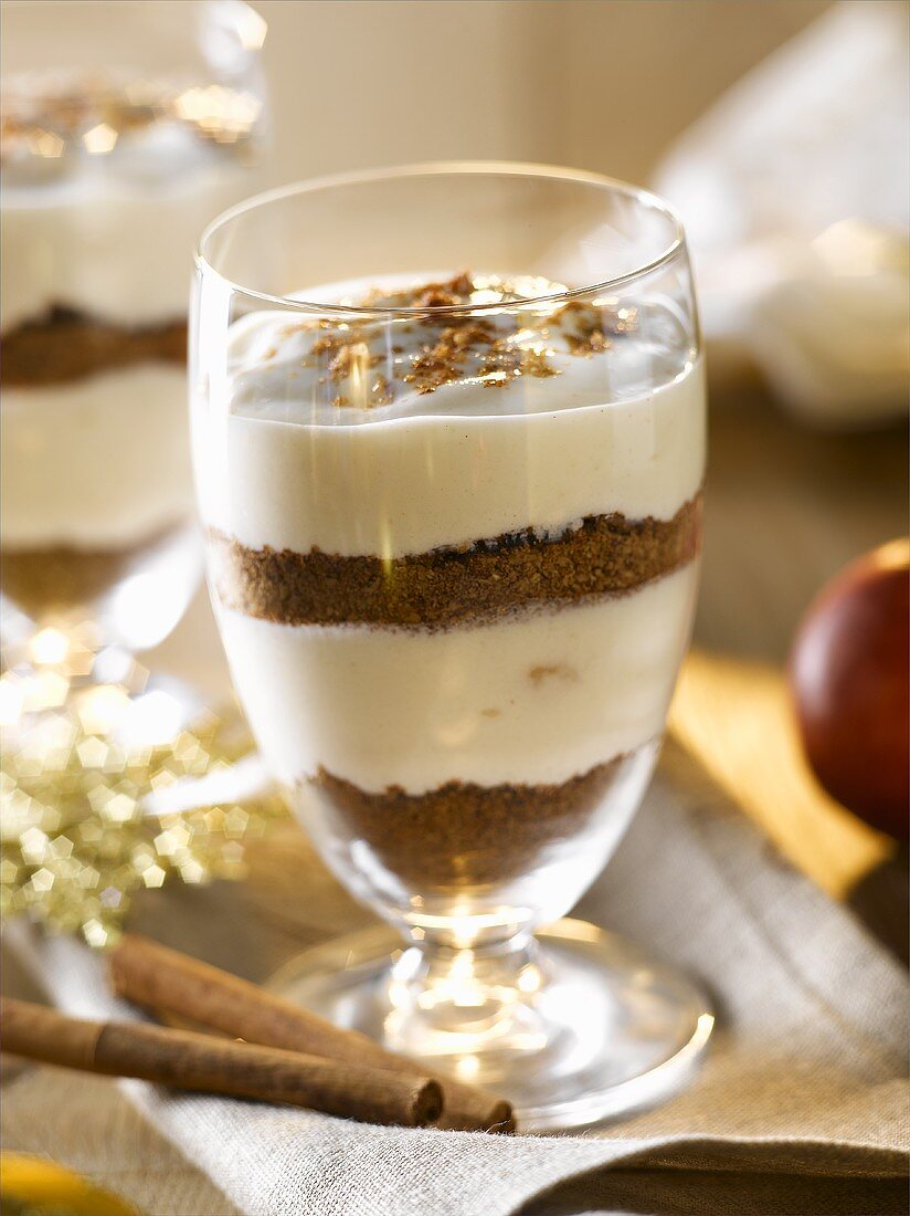 Gingerbread tiramisu at Christmas