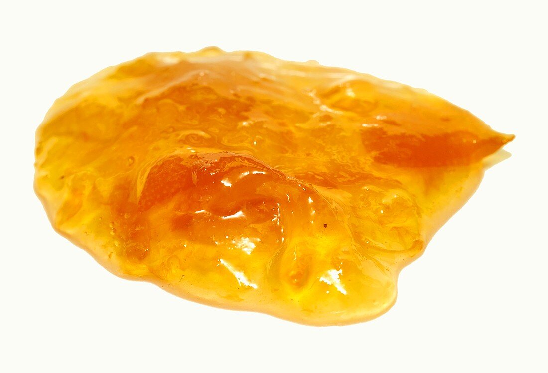 A blob of orange marmalade