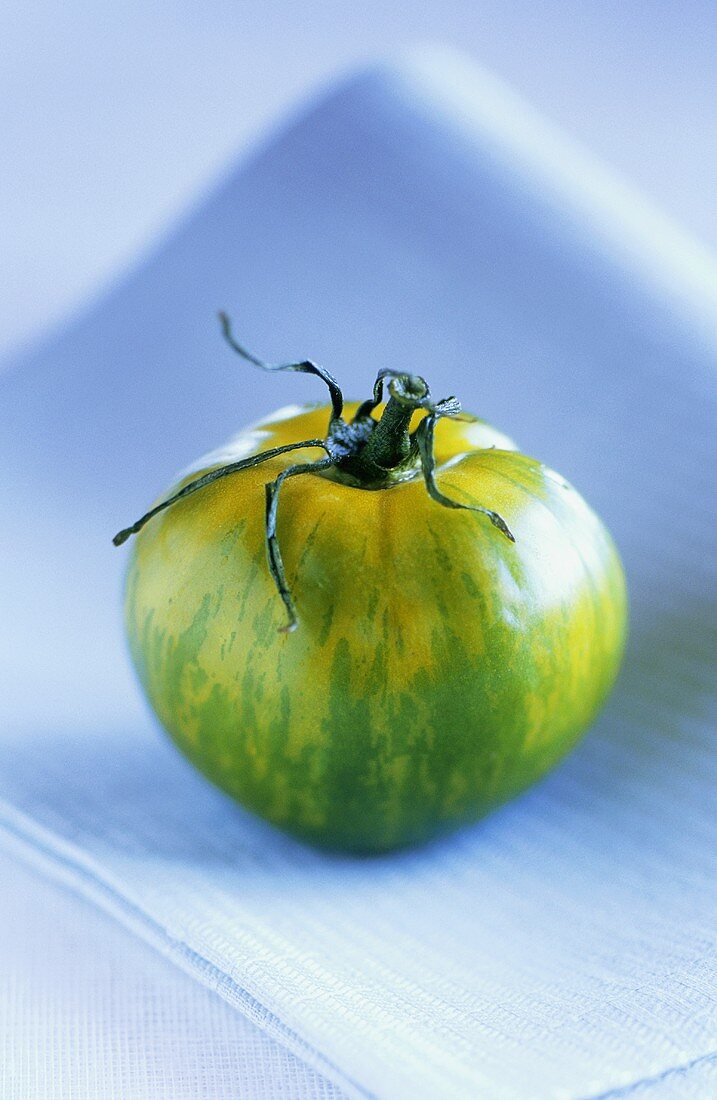 A green tomato