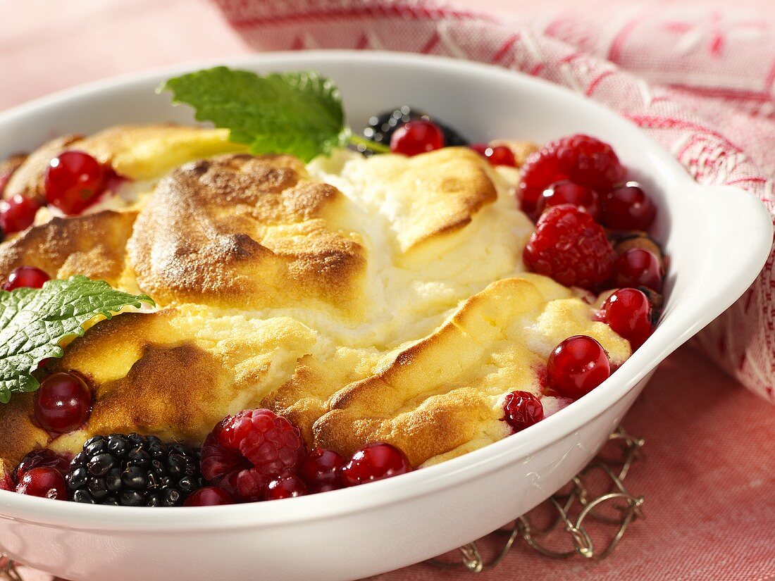 Beeren-Mascarpone-Gratin