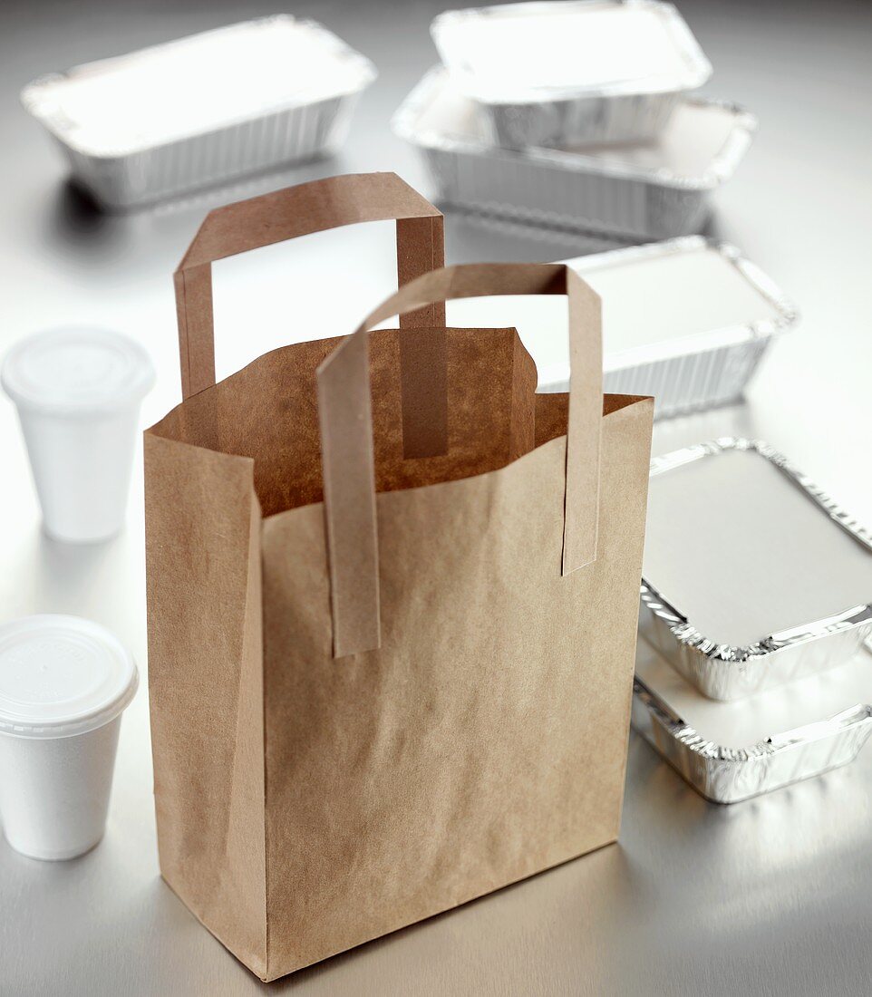 Take-away food packaging