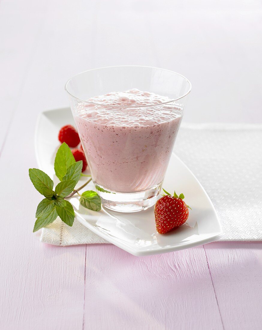 Strawberry milkshake