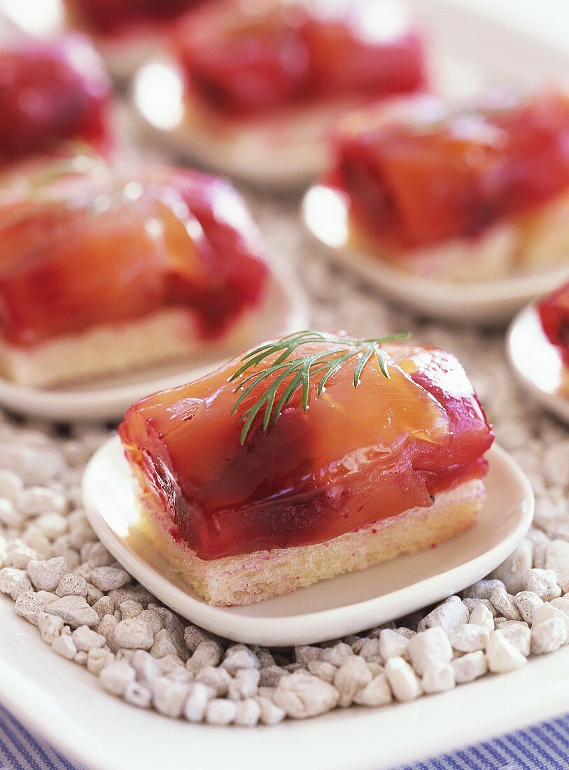 Salmon appetisers