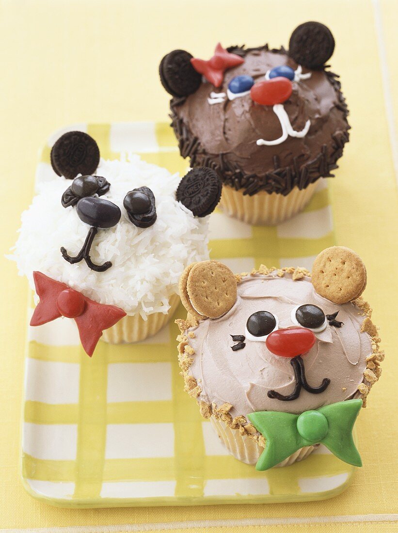 Bären-Cupcakes