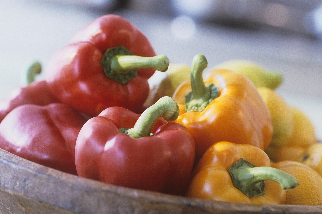 Peppers in a bowl