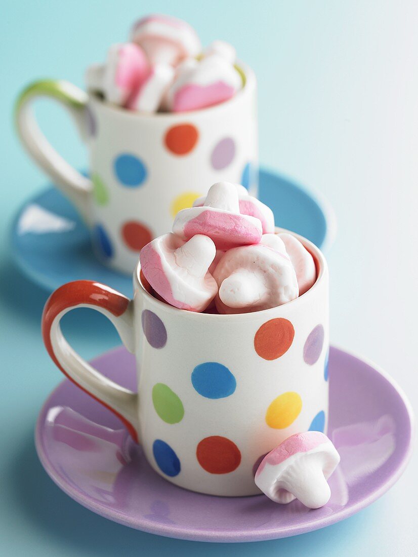 Marshmallow mushrooms