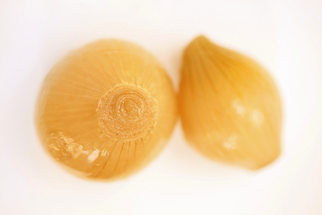 Two pickled onions