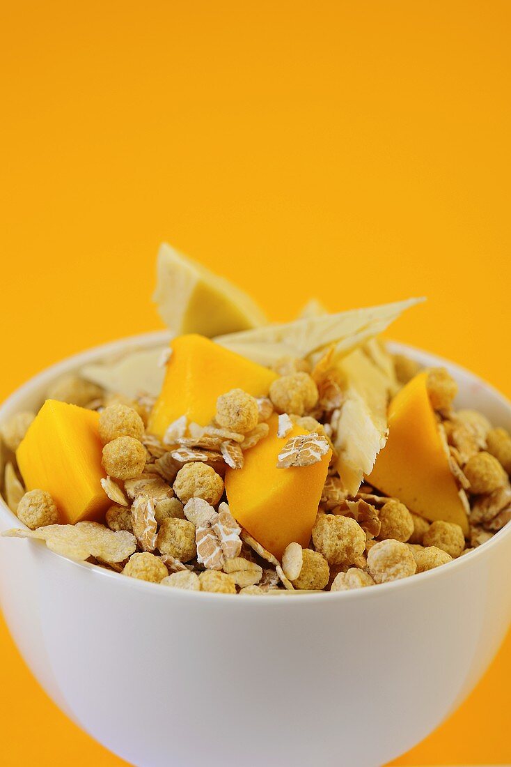 Müsli mit Mango