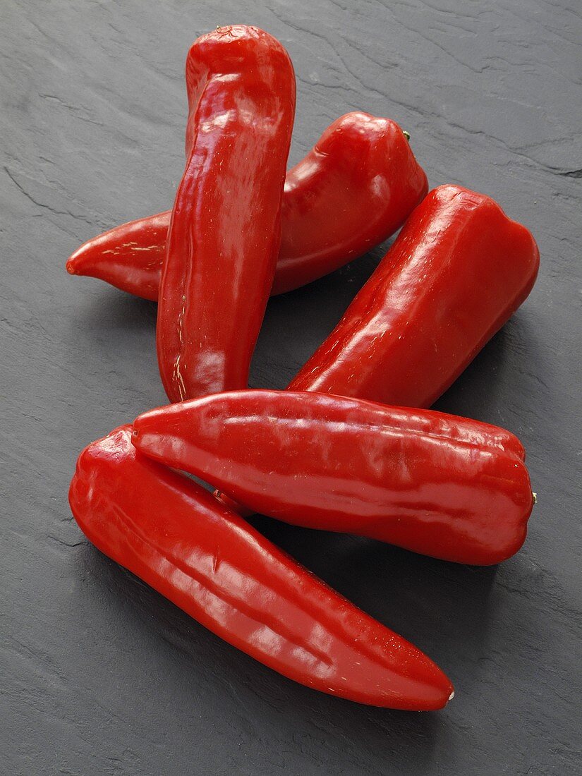 Red pointed peppers