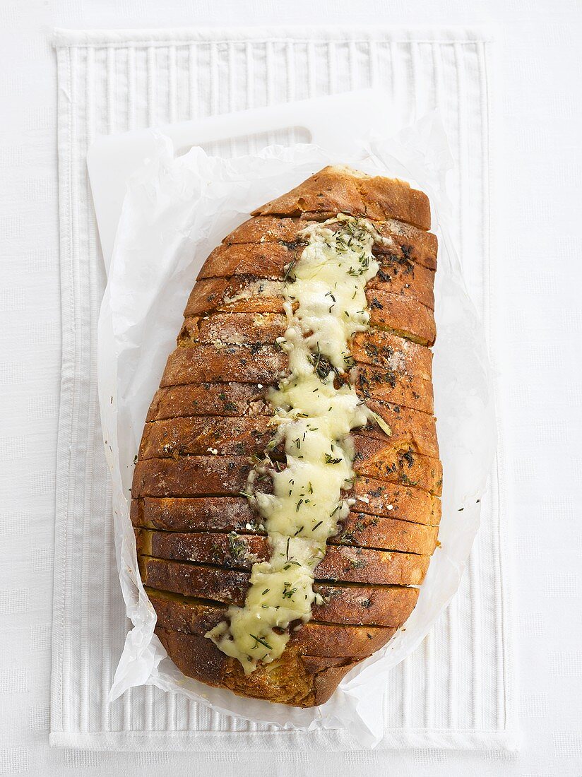 Herb bread with parmesan