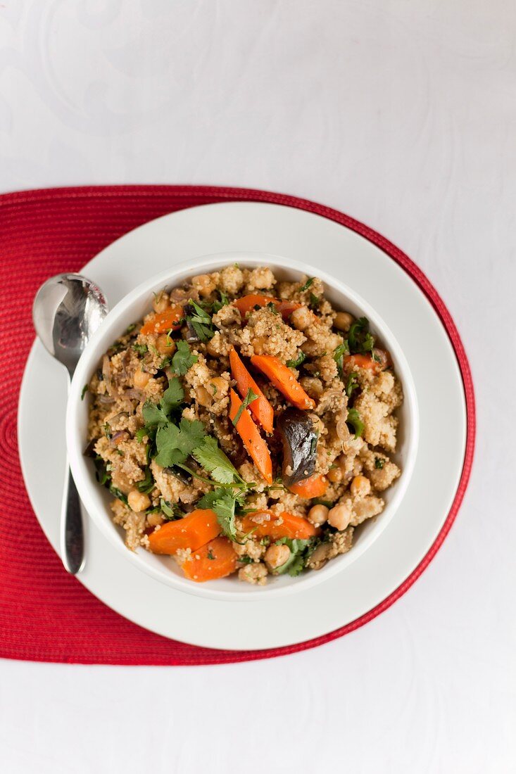 Couscous mit Hähnchen und Gemüse