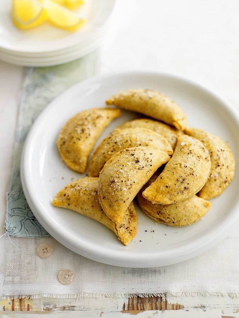 Olive and cheese pasties