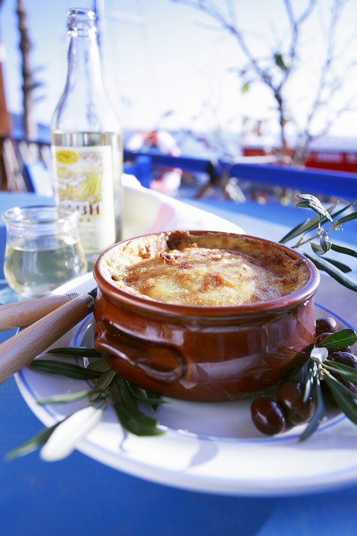 Moussaka (Hackfleisch-Gemüse-Auflauf, Griechenland)