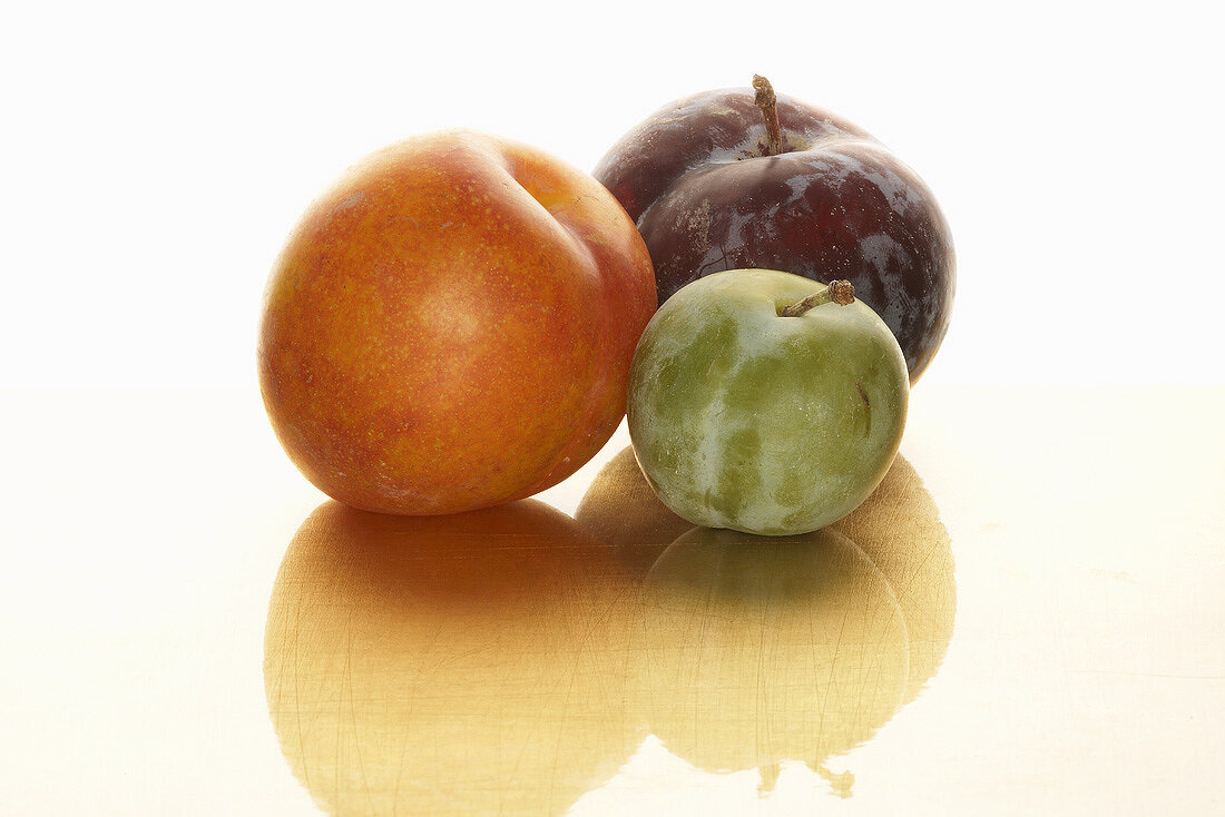Plums and a greengage