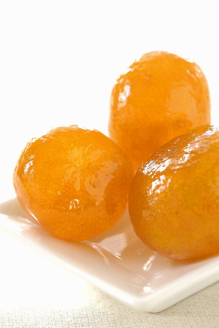 Candied mandarin oranges