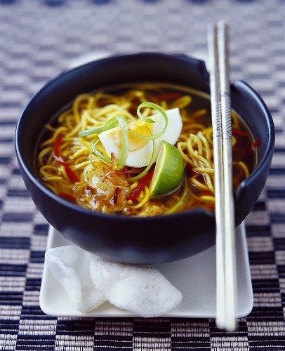 Indonesische Hähnchensuppe