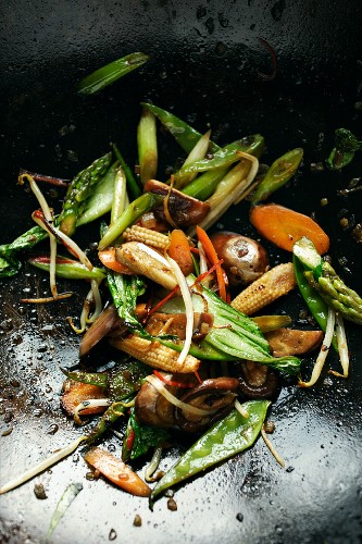 Stir-fried vegetables