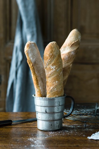 Hausgemachtes Baguette aus Frankreich