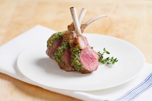 Rack of lamb with herb crust