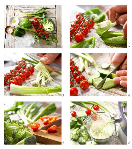 How to prepare a vegetable cocktail with Tabasco sauce