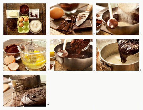 How to bake a flourless chocolate cake